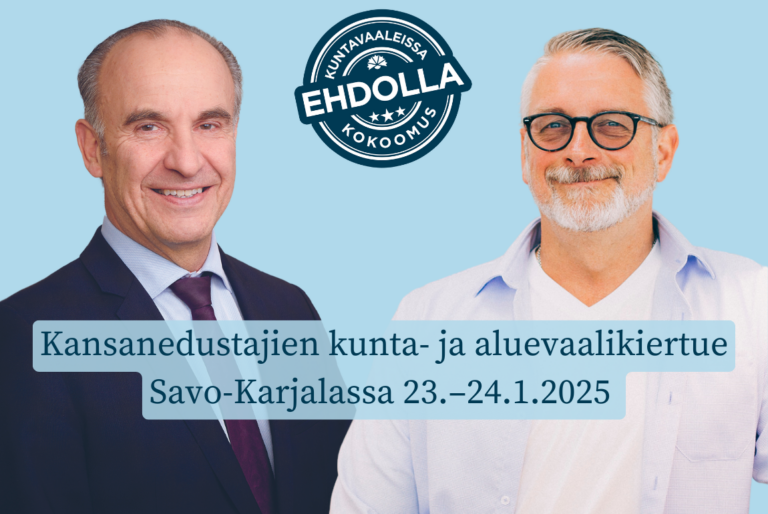 Kansanedustajien alue- ja kuntavaalikiertue Savo-Karjalassa 23.-24.1.2025