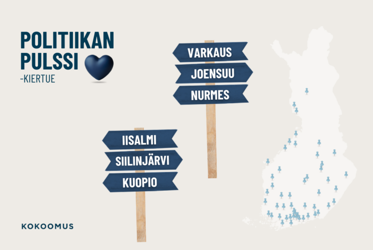 Politiikan Pulssi-kiertue Savo-Karjalassa 29.-30.1.